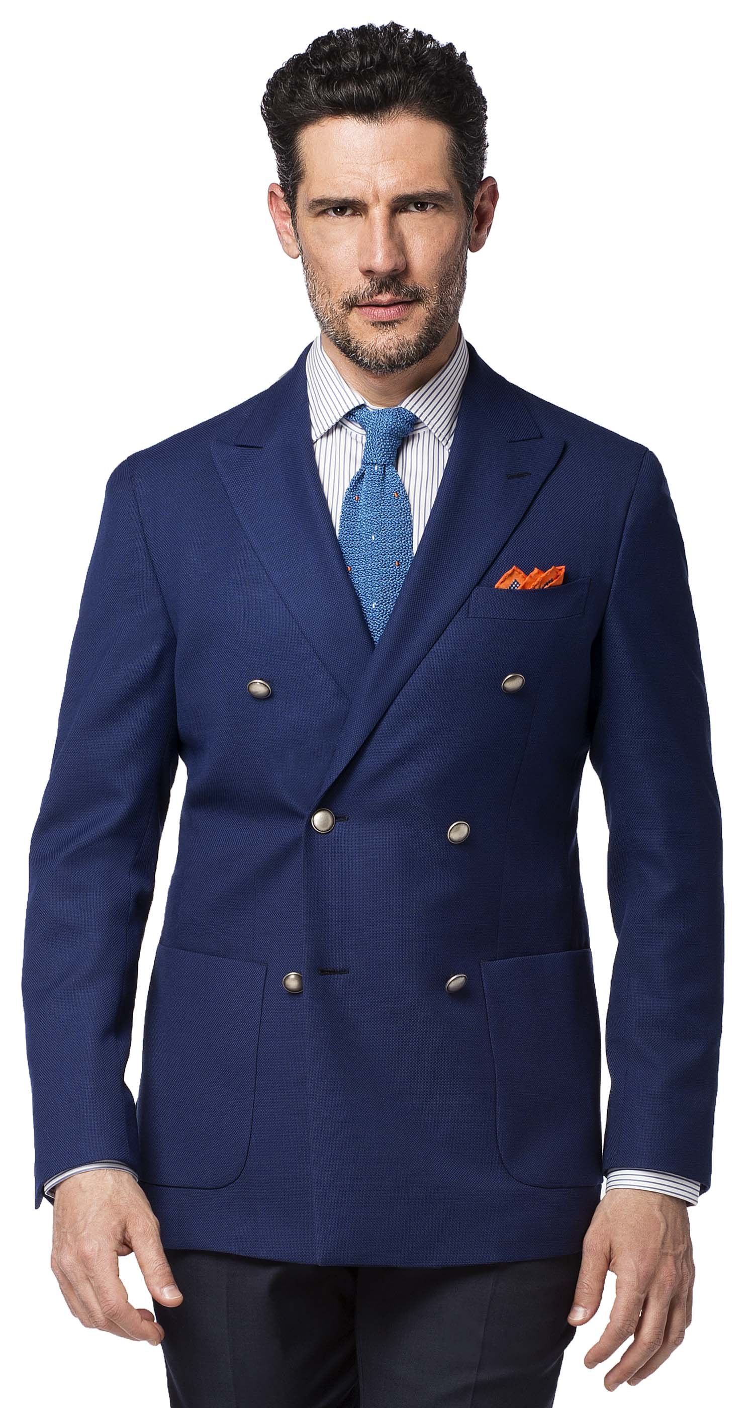 broken suit double breasted