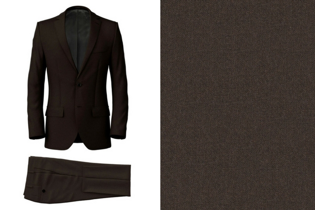 Super 160's Tobacco Suit
