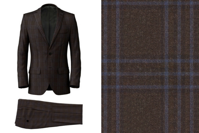 Tobacco Check Wool