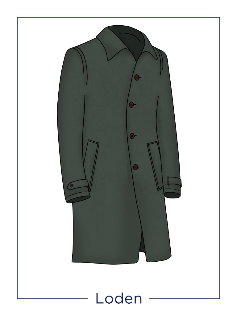Cappotto da uomo modello Loden