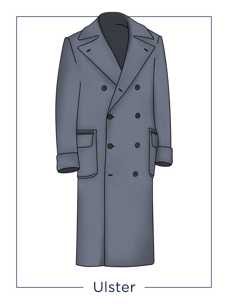 Cappotto uomo modello Ulster