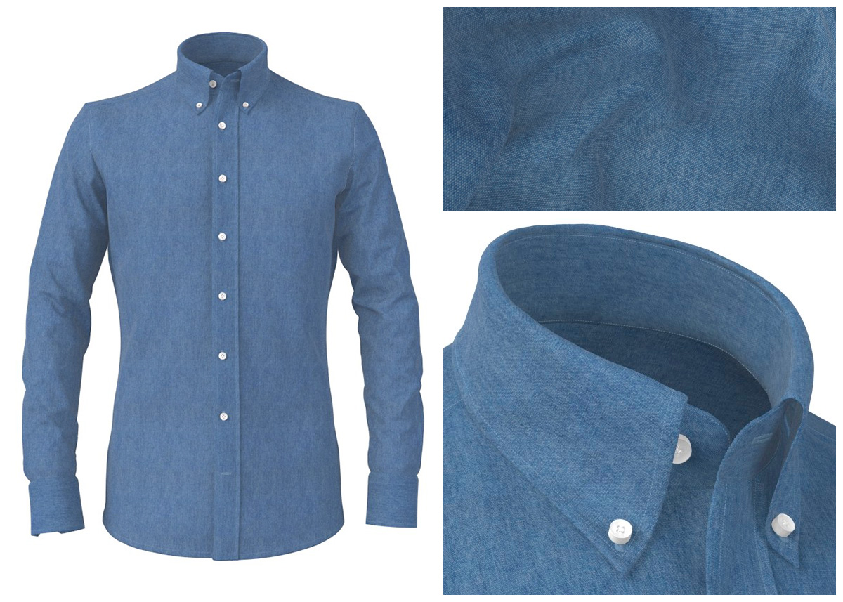 Men's denim shirts