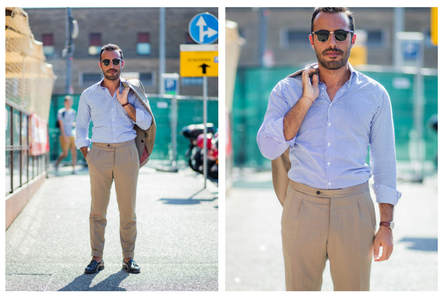 Riviera Lanieri Suit at Pitti Immagine Uomo 92 | Credits: @thestyleograph